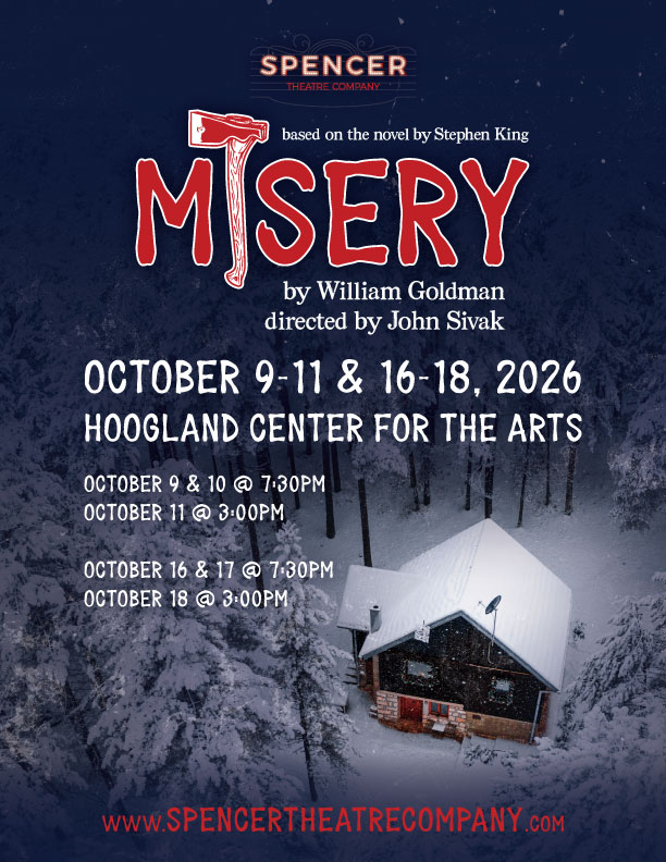 Misery—October 9-11 & 16-18, 2026 Misery—October 9-11 & 16-18, 2026